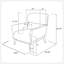 Fauteuil de 30,50 po Joshual CAL117-995505062