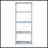 4-Shelf Bookcase