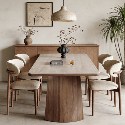 Simple and elegant dining table