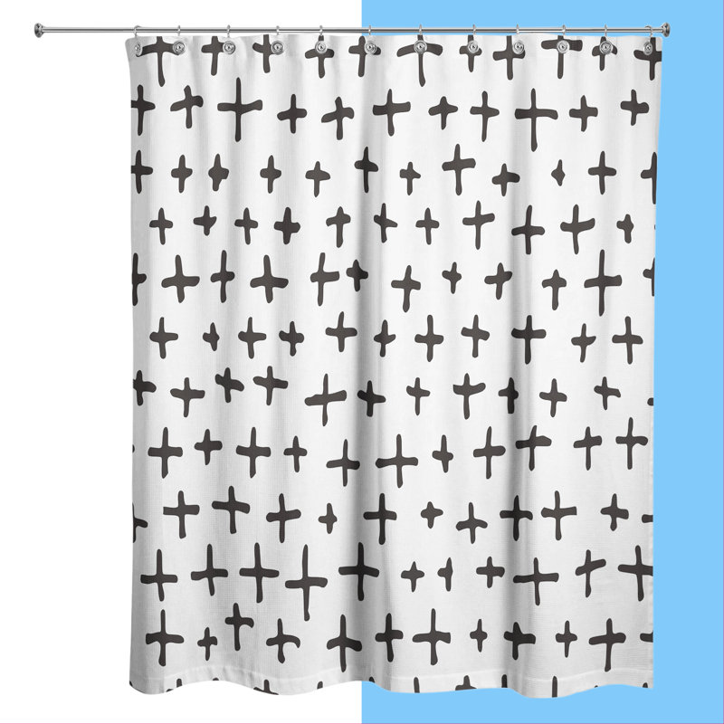 Rideau de douche simple Donnie