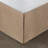 Greenland Home Fashions Burlap Bed Skirt Full 54x75+15 Natural 15" Drop Rustic Tailored Split Corners-504266541