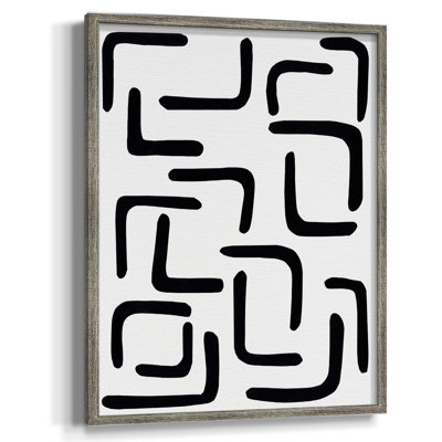 Shuffle III, reproduction encadrée - bois massif