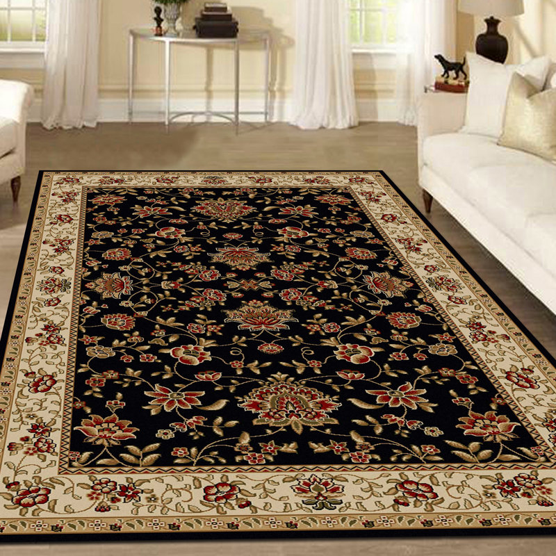 Oriental Indoor Rug, Rectangle 3'3" x 4'11"
