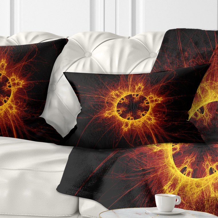 Abstract Reversible Throw Pillow