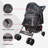 Jespet 4 Wheel Dog Stroller, 36-in, Black-122036352