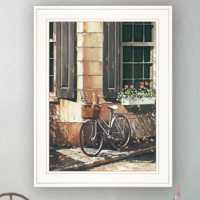 Picnic Getaway Framed Wall Art for Living Room, Home Wall Décor Framed Print by John Rossini