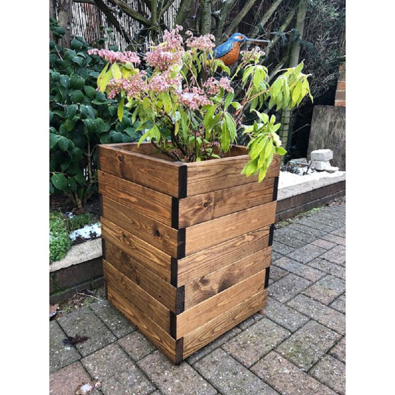 Latimer Handmade Wood Planter Box