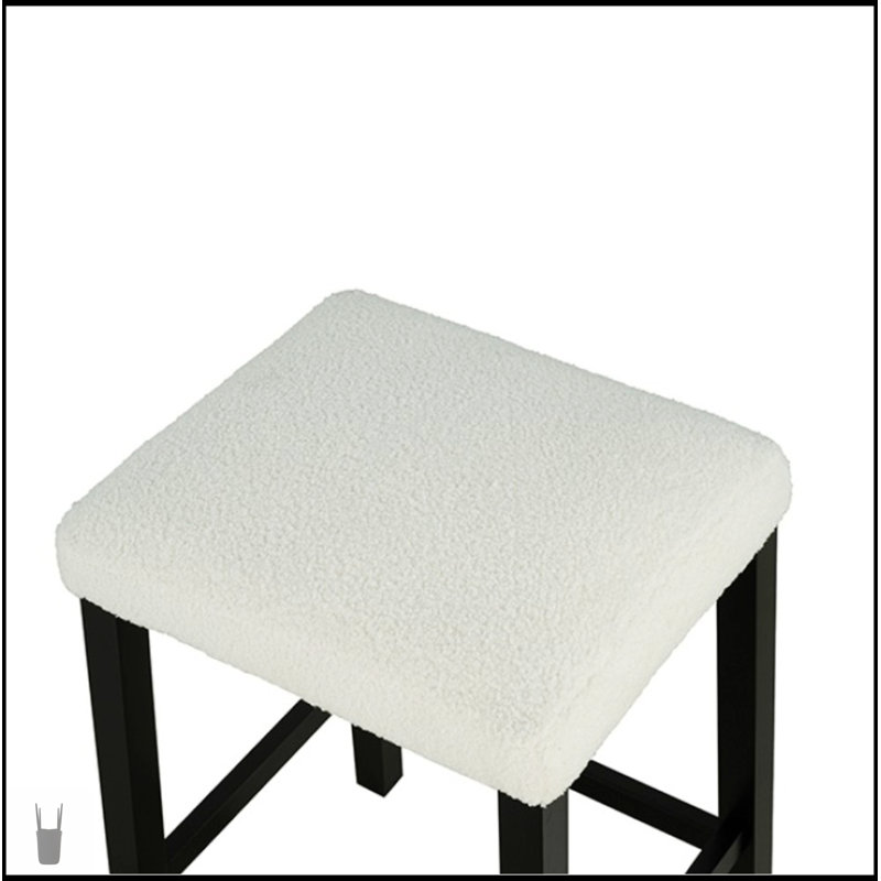 Table de salle à manger noire brillante avec tablettes de rangement et 2 tabourets, parfaite pour les espaces modernes et compacts