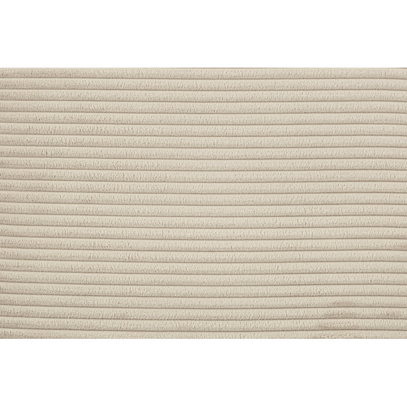Chaise en velours côtelé 1 pièce, Beige