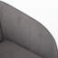 Siège en velours gris luxueux - Ergonomique et élégant. Chaise ergonomique réduisant la fatigue pendant les longues heures de travail.