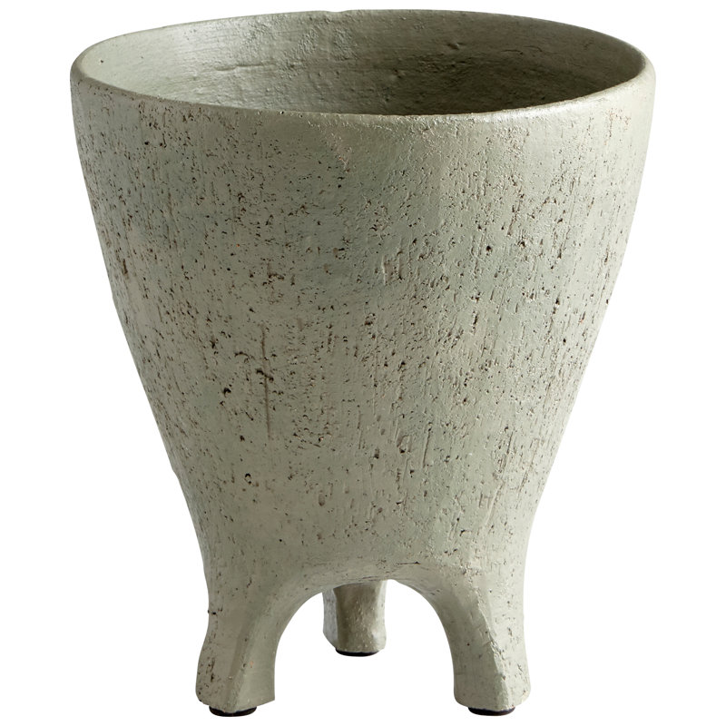 Molca Ceramic / Porcelain Table Vase, 9'' H x 8'' W x 8'' D
