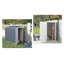 Remise à outils en métal l 4 pi x P 8 pi Outsunny