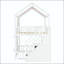 Lit superposé double au dessus d'un lit double avec escalier de rangement-1418754980