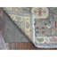 Tapis oriental gris Aryana noué à la main 2 pi 6 po x 7 pi 10 po Koala