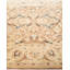 Tapis brun en laine noué à la main de conception unique 6 pi x 8 pi 10 po Delali