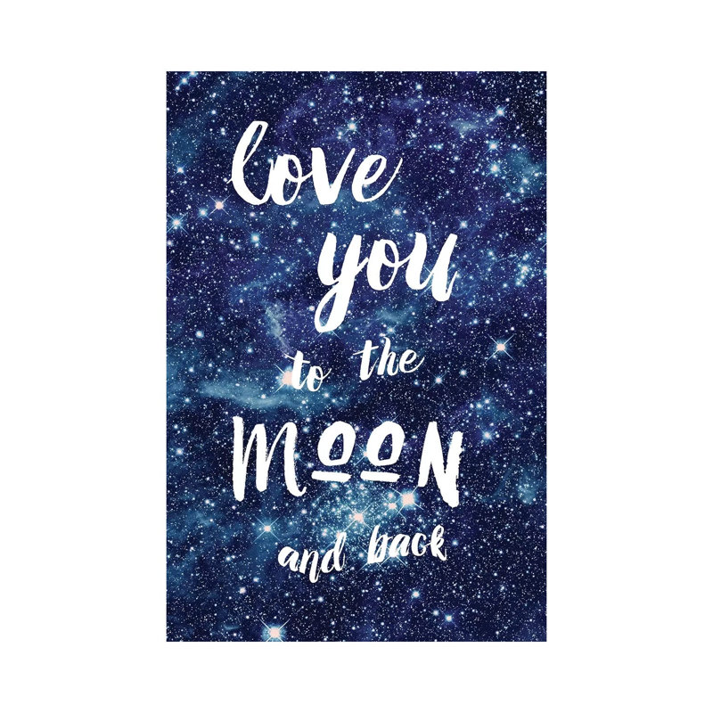 Love You To The Moon by Amanda Murray - Wrapped Canvas Print, 66.04 cm H x 45.72 cm W x 1.91 cm D