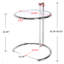 Table basse Table réglable en hauteur