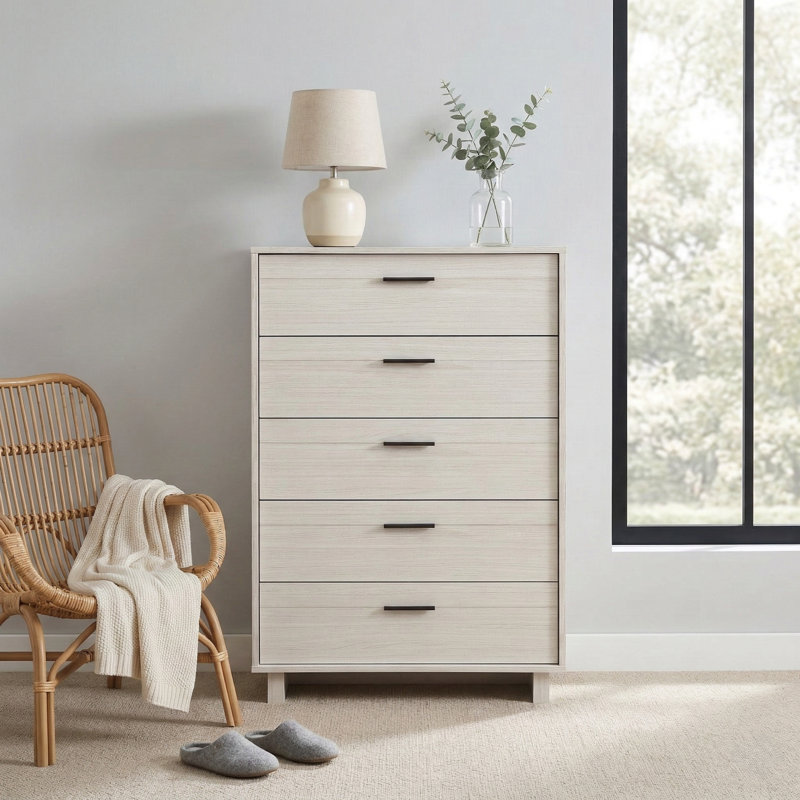 Aderyn 31.1" W 5-Drawer Tall Dresser