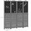 Cloison pliante 4 panneaux avec tableau noir-122363356