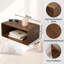 43 cm W Bedside Table