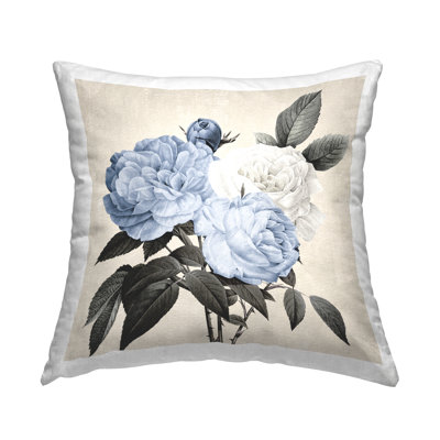 Stupell Industries Polyester Throw Pillow In Blue