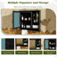 Armoire à miroir murale 30 po 2 en 1 avec tablette réglable-590887678