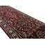 Hand-Knotted High-Quality Red and Navy Runner