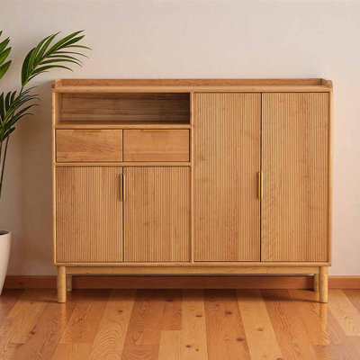 Japanese-style living room minimalist shoe cabinet