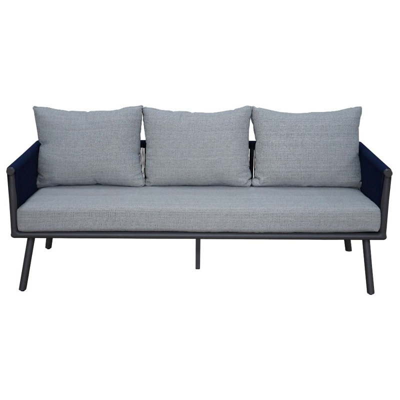 Mervyn Courtyard Casual Spring Valley Sofa Seating Group with Cushions
