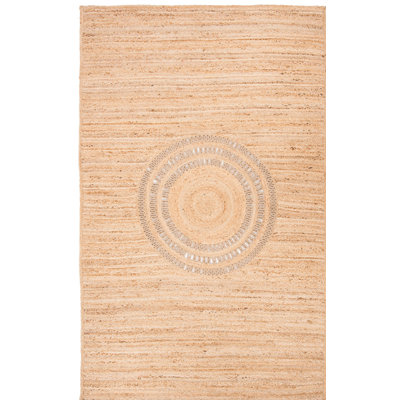 Tapis en jute tissé à la main Robs