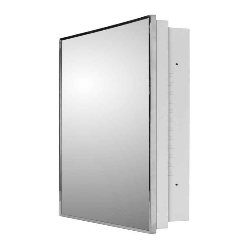Armoire à pharmacie encastrée 1 porte avec tablettes réglables Norita, 16 po x 26 po