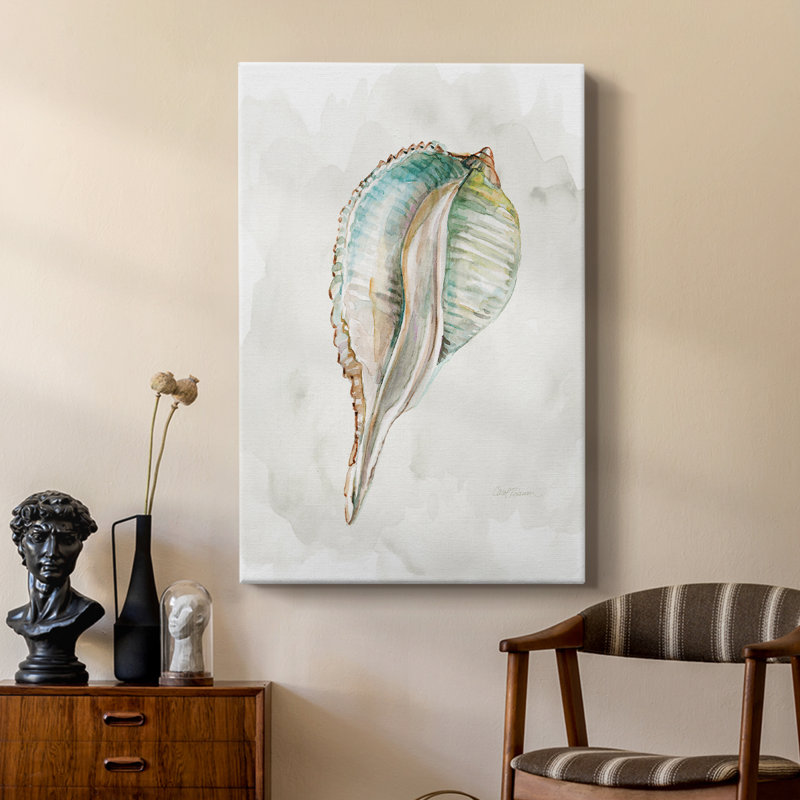 Pastel Shell I -Custom Wrapped Gallery Cavas