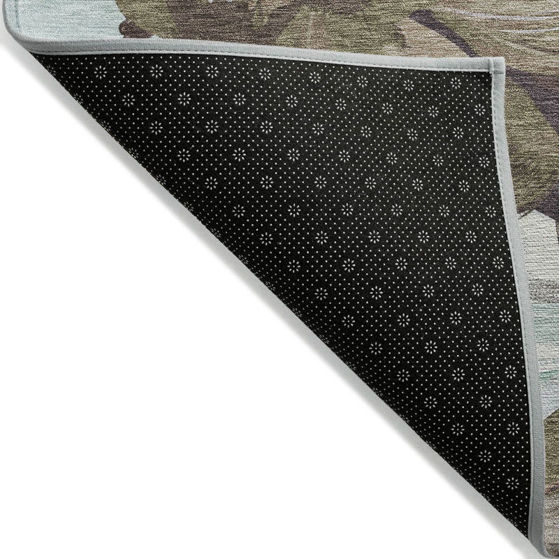 Tapis kaki intérieur / extérieur lavable à la machine Claudian ACN1487, Rectangle 1 pi 8 po x 2 pi 6 po