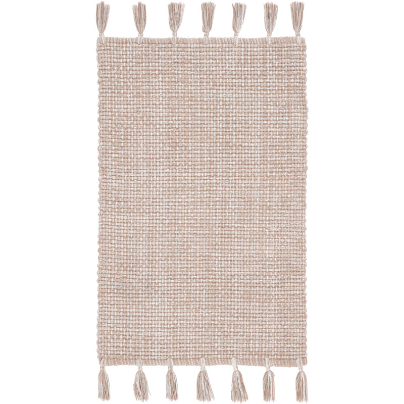 Abinadi Flatweave Cotton Rug, Rectangle 5' x 8'
