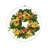 24" Assorted Peony and Lemon Wreath