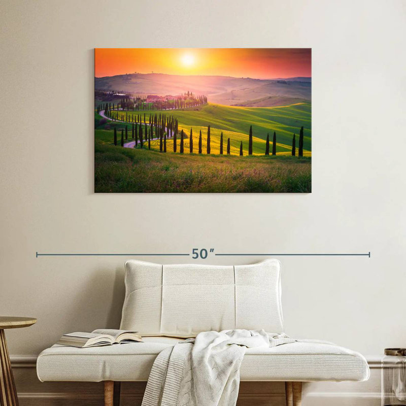 Vanna Sun sur la Toscane, H 26 po x l 39 po