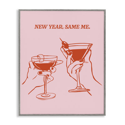  New Year Same Me Framed Giclee Art by House of Lulu