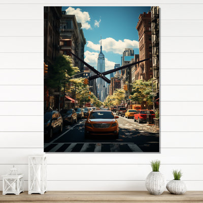 Horloge murale moderne Jeanneke - Cityscapes
