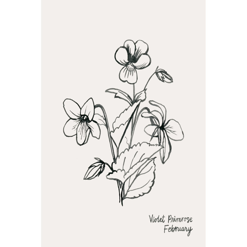 Fleurs Annuelles II, H 18 po x l 12 po