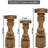 Wood Tabletop Pillar-436452627
