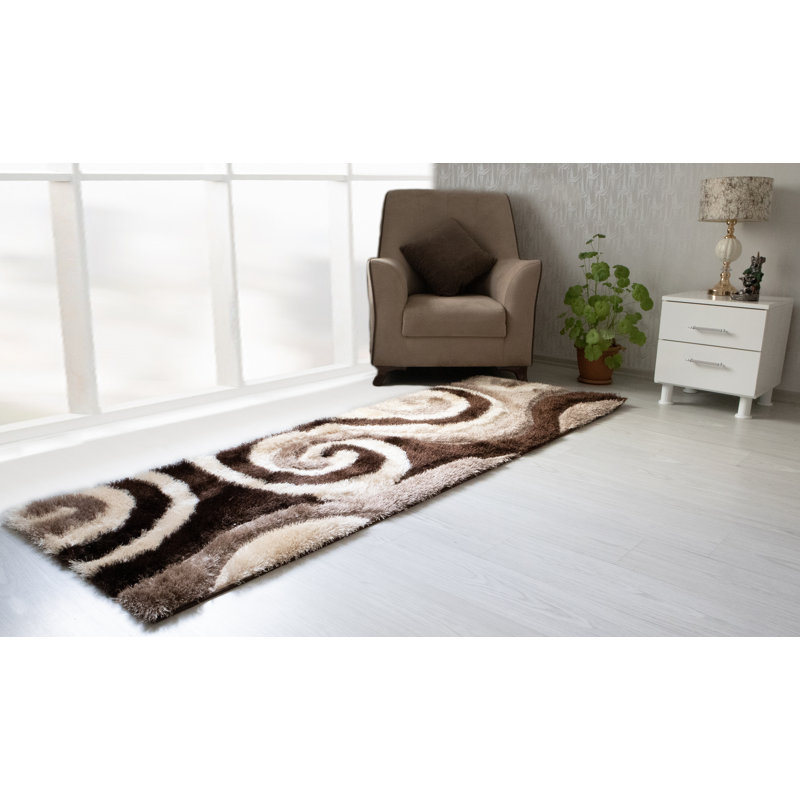 Abstract Rug, Runner 2' x 7'