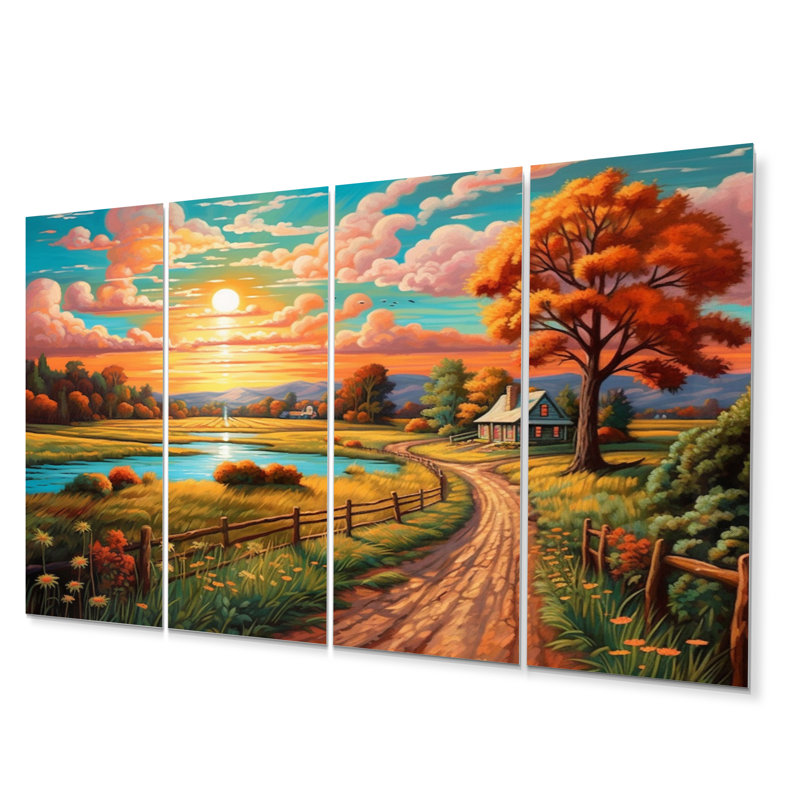 Traditional Landscape & Nature Wall Decor on Metal