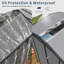 Remise de rangement extérieure en plastique 6 x 6 pi - Remise à outils verrouillable en résine avec fenêtre et plancher-122517401
