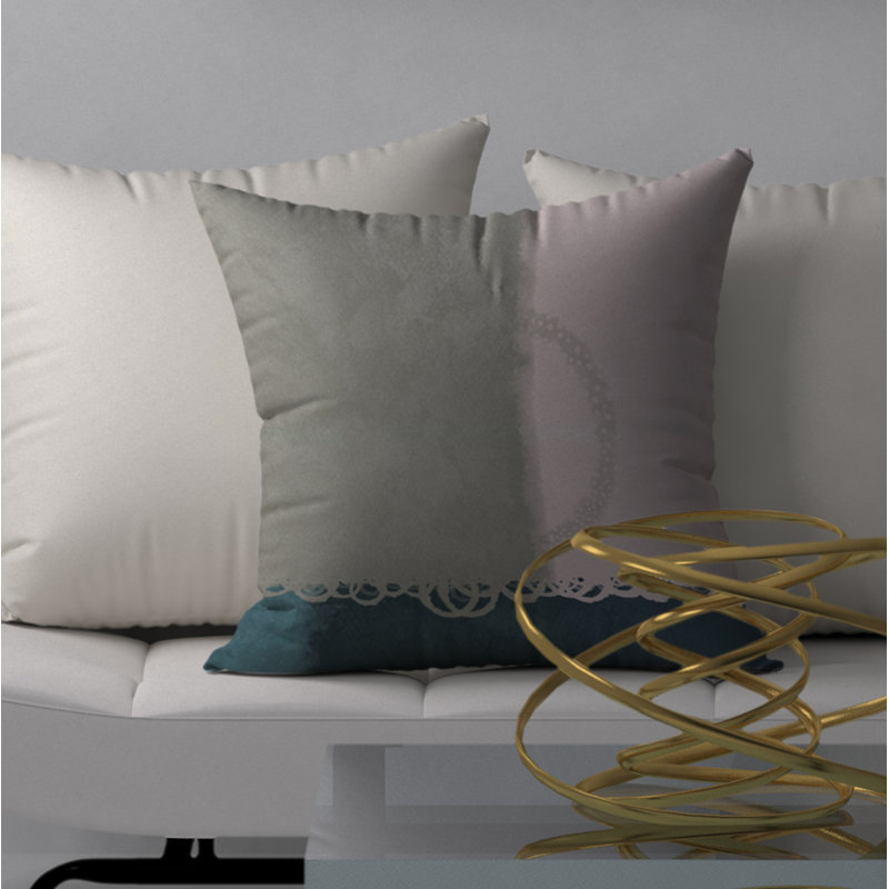 Reversible Throw Pillow, 24" x 24"