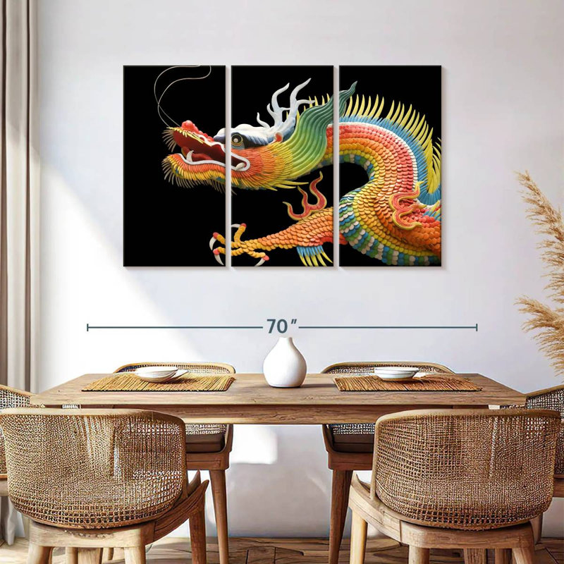 Brampt Traditional Dragon, 36" H x 57" W