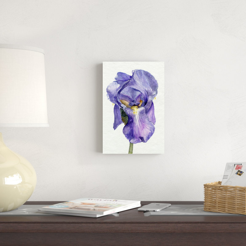 Iris en fleurs II, H 12 po x l 8 po