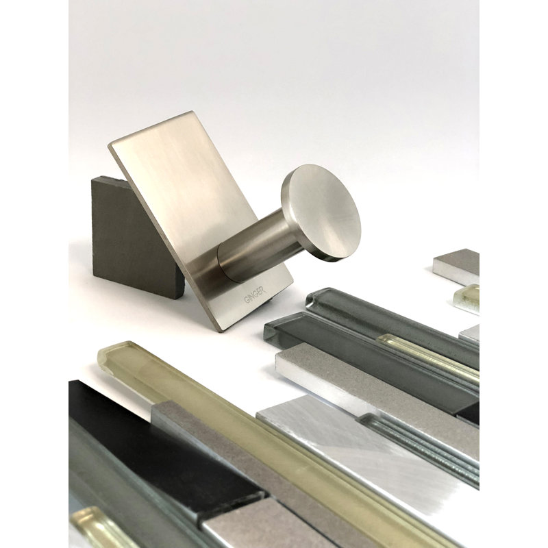 Surface Single Robe Hook, Satin Nickel