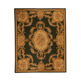 Hand Knotted Wool Floral Area Rug