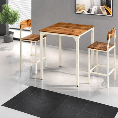 Ensembles de table de salle à manger peu encombrants (doit inclure à la fois la table et la chaise), panneau de fibres à densité moyenne en acier, petite cuisine