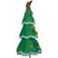 Lumière de Noël Airblown-Snoopy avec arbre de décoration Woodstock MD-Scène d'arachides